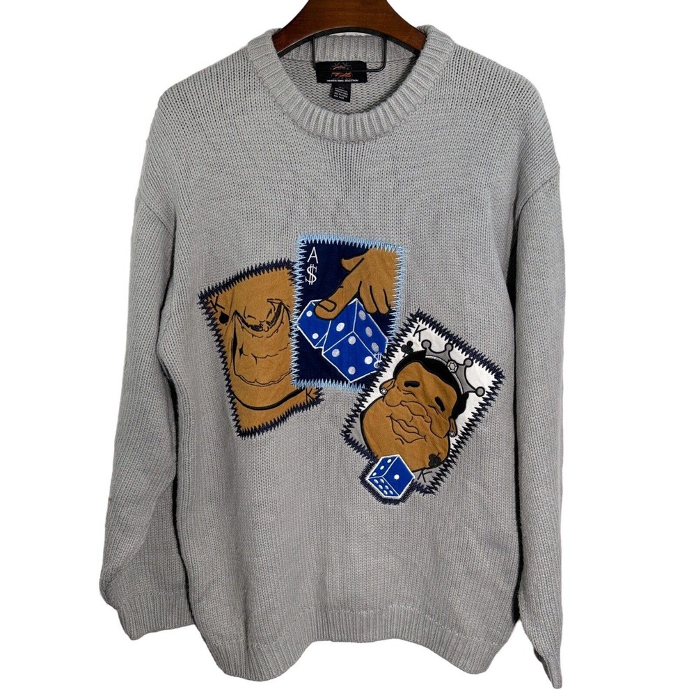 Goodboy GB Winter War Selection Hip Hop Sweater Mens‎ Size XL *Stain*